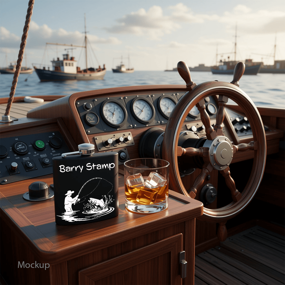 Fishing Themed - Hip Flasks