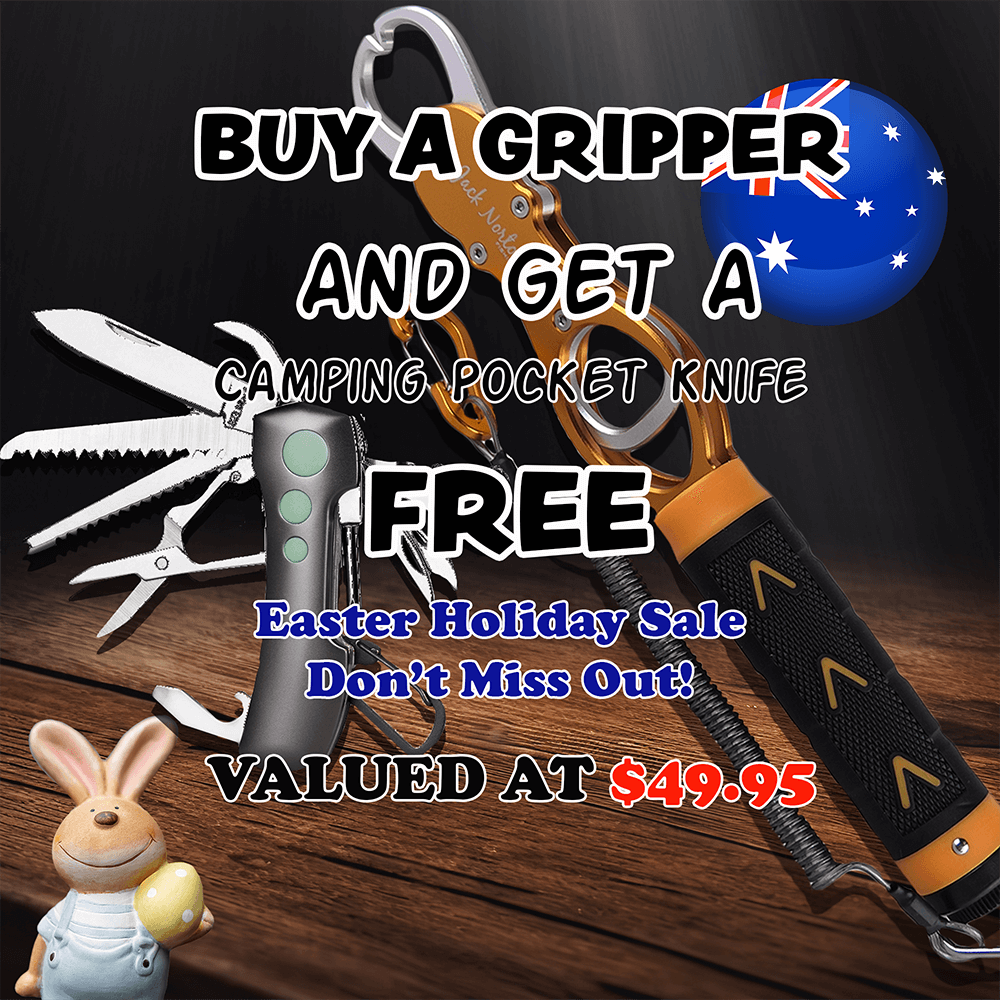Fish Gripper With FREE Pocket Knife