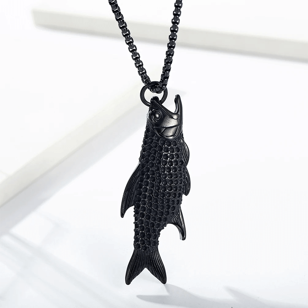 Hooked Piranha Necklace