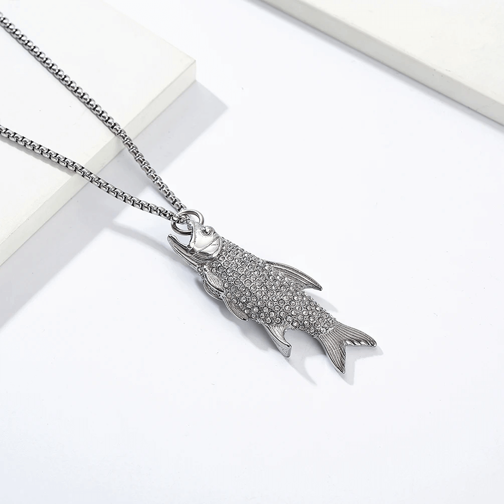 Hooked Piranha Necklace