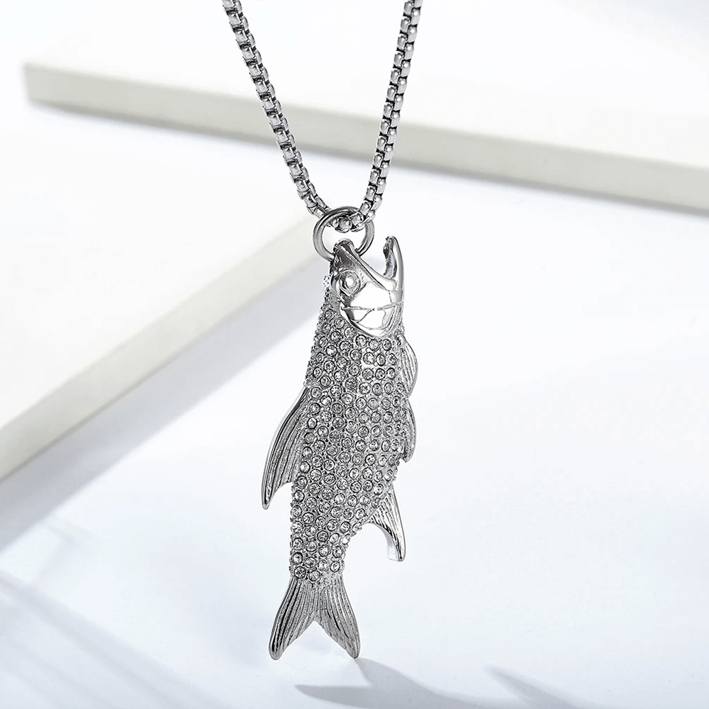Hooked Piranha Necklace