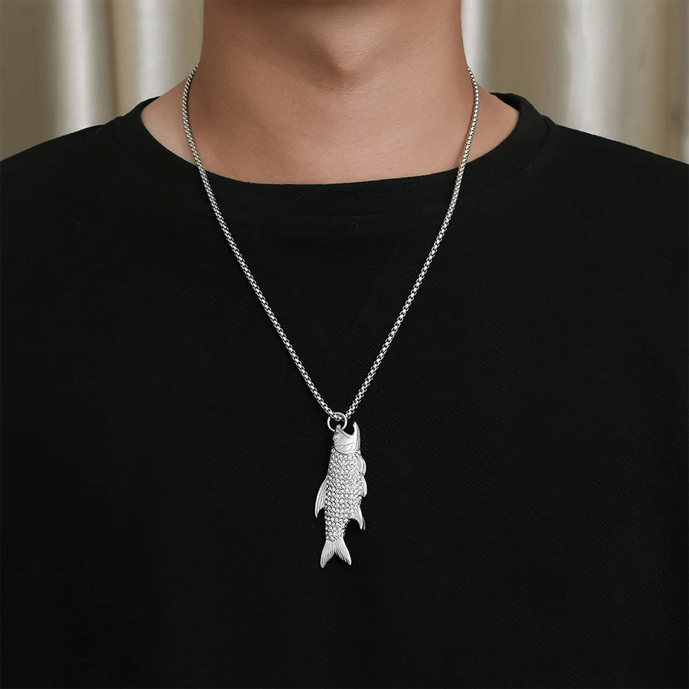 Hooked Piranha Necklace