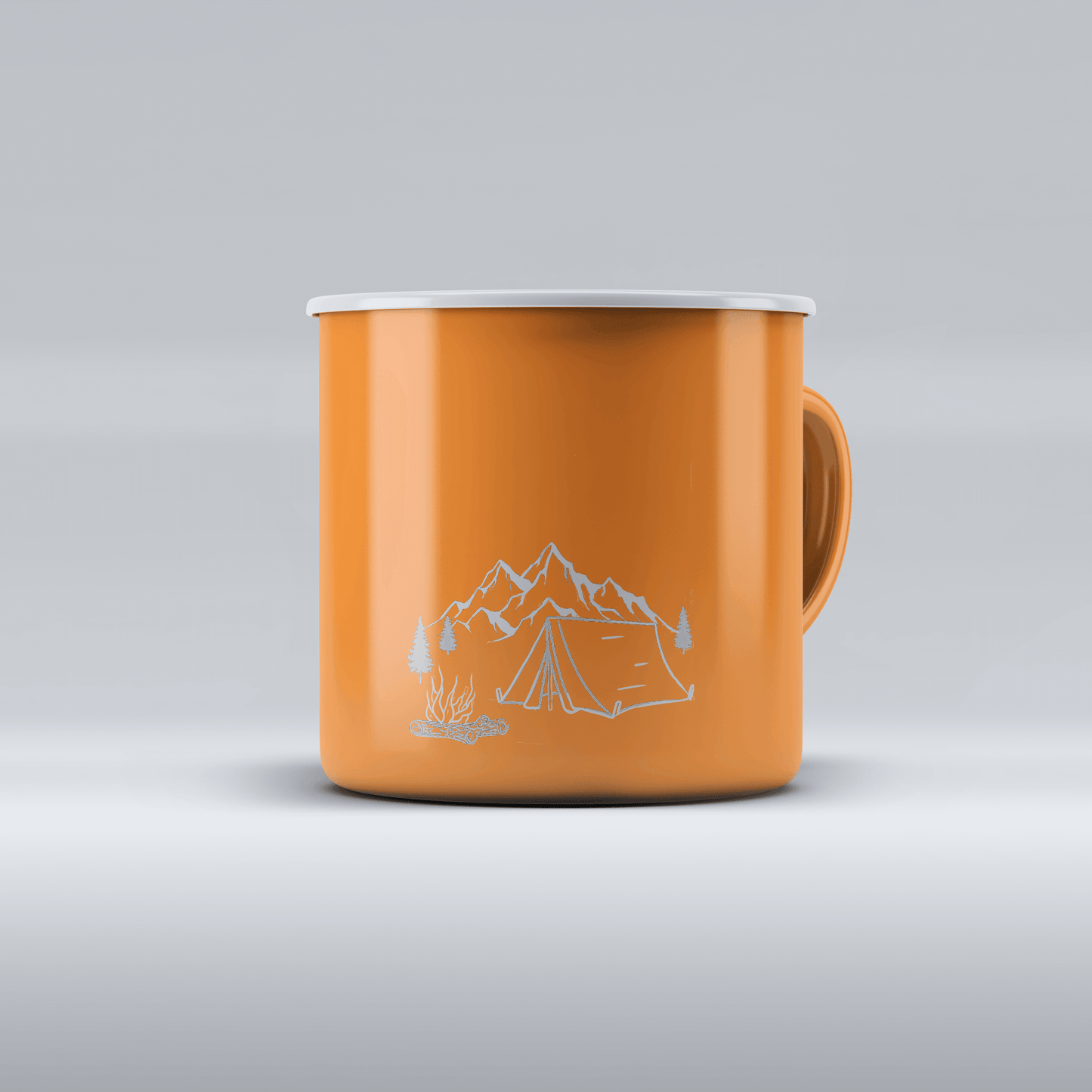 Personalise this one - Campsite with tent and mountains - Jack Norton Fishing