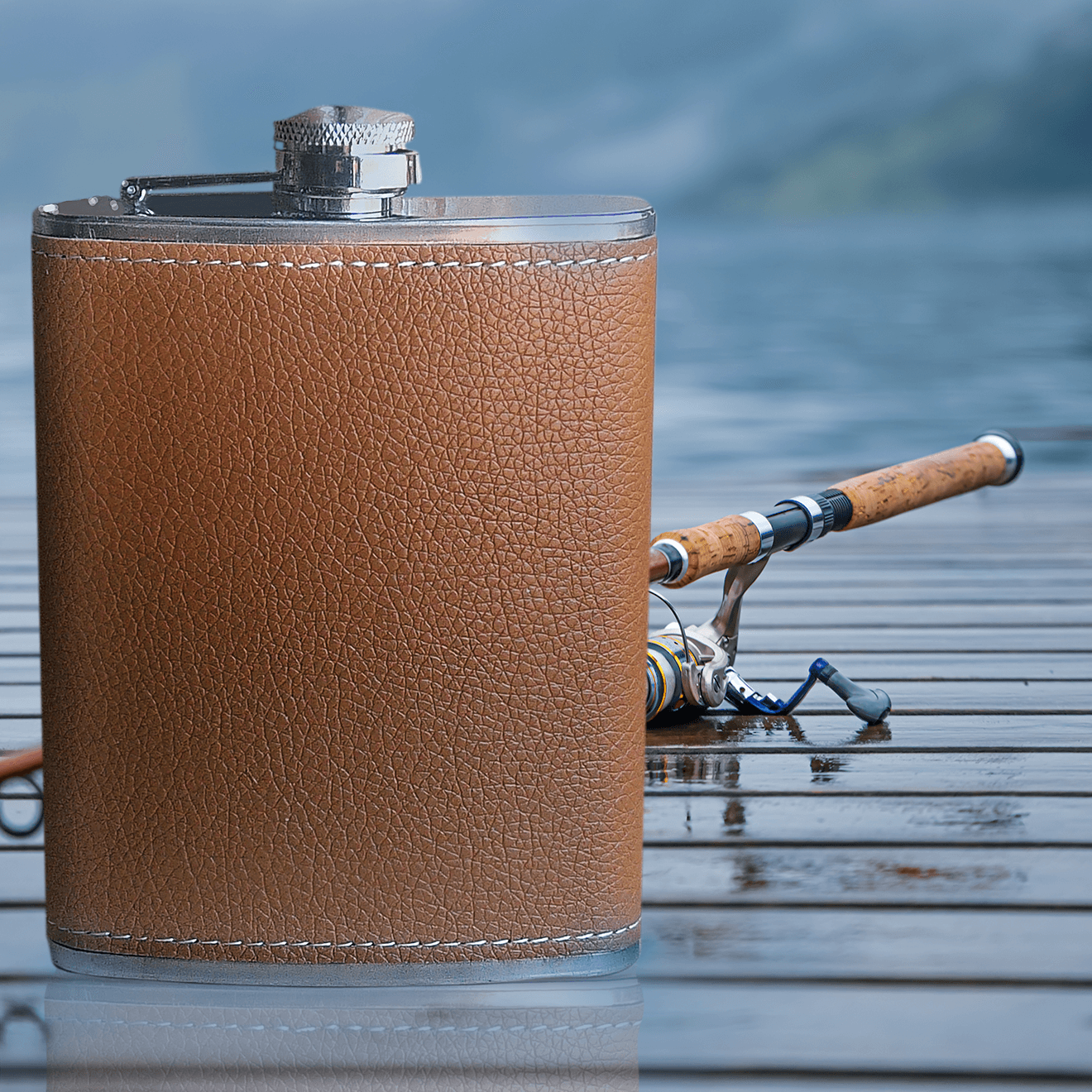Leather Hip Flask