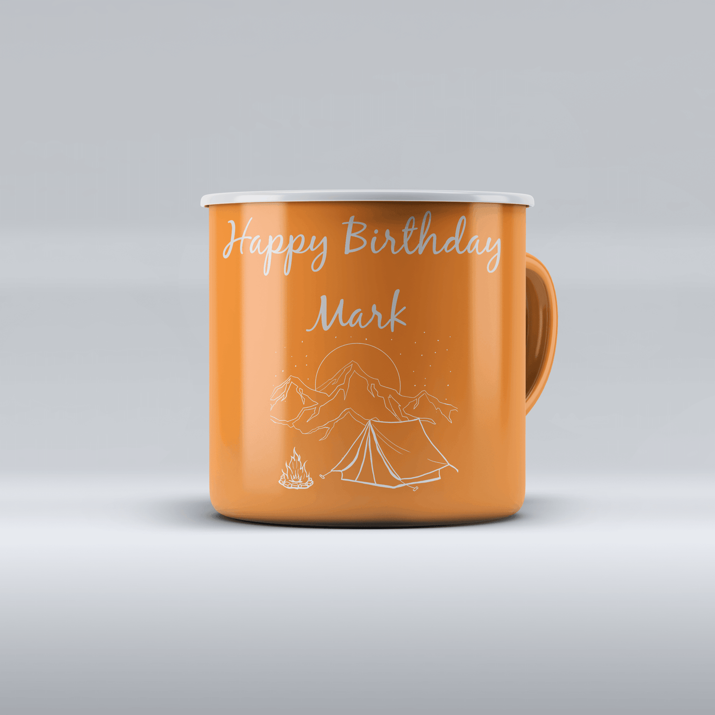 Personalise this one - Campsite with night sky and full moon - Jack Norton Fishing