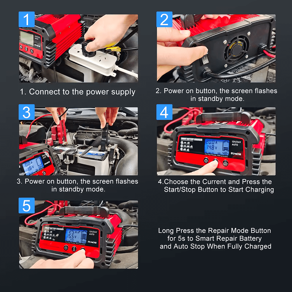 Smart Pro Series Battery Charger 10A