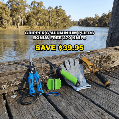 Gripper-Aluminium Pliers-Free 270 Knife