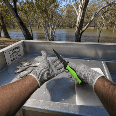 Christmas Gift Set - Gripper + 270 Bait Knife + Brag Mat Towel + Safety Bungee