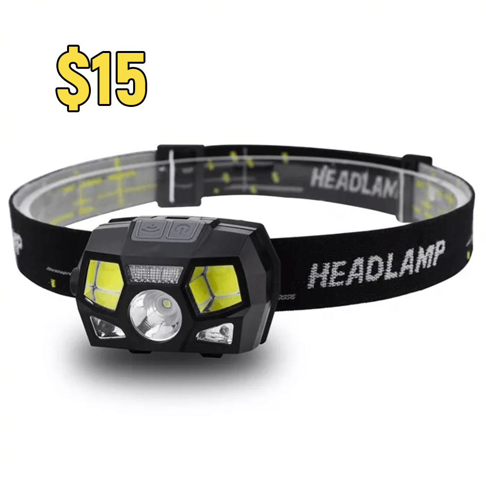 Motion Sensor Headlamp