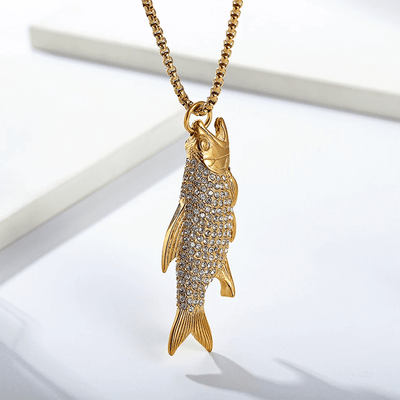 Hooked Piranha Necklace