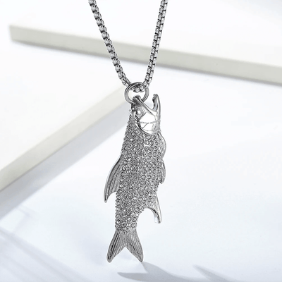 Hooked Piranha Necklace