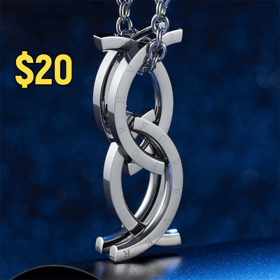 Kissing Fish Pendant & Necklace