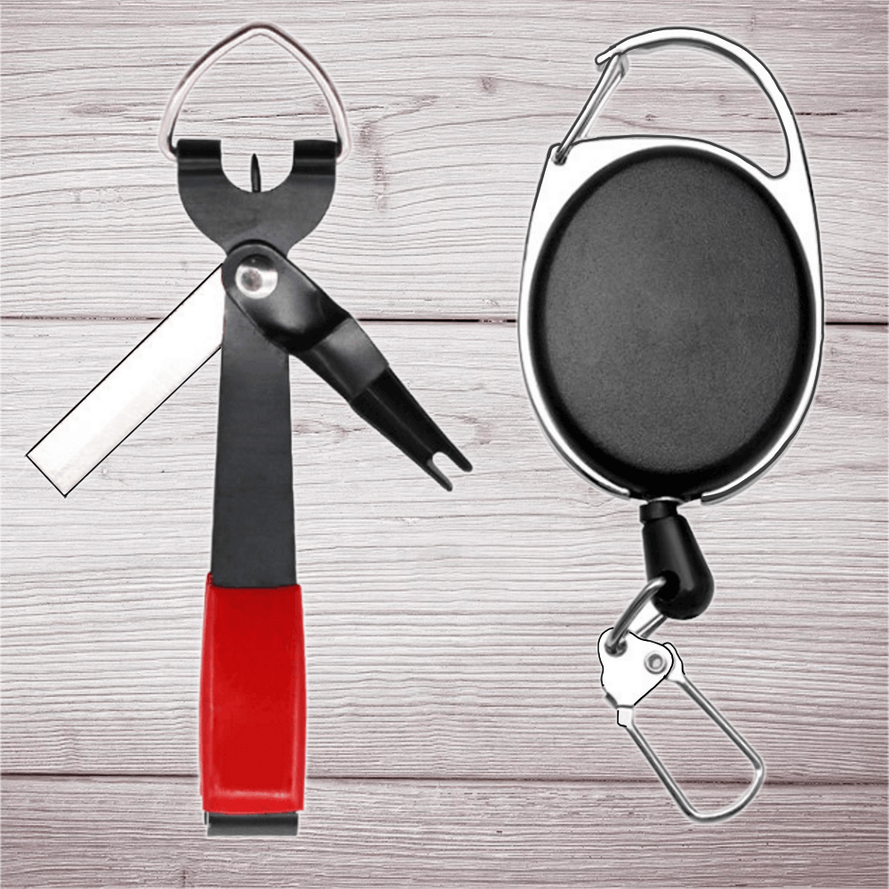 Retractable Line Nipper Clippers