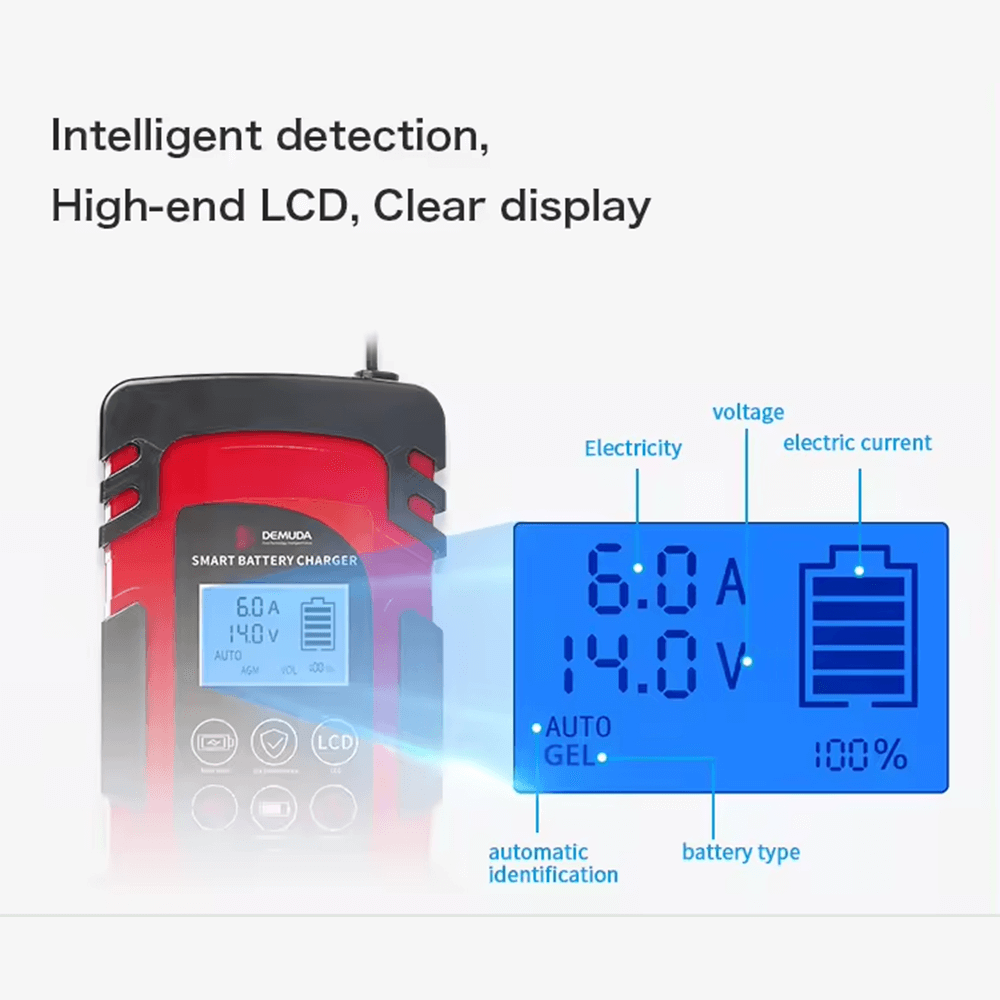 Auto Charger With Trickle Feature