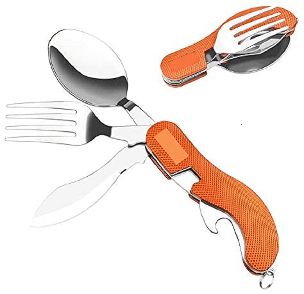 All In One - Camping Knife-Fork-Spoon - Jack Norton Fishing