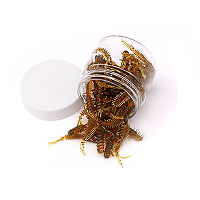 Hairy Worms Lures (50 Per Jar)