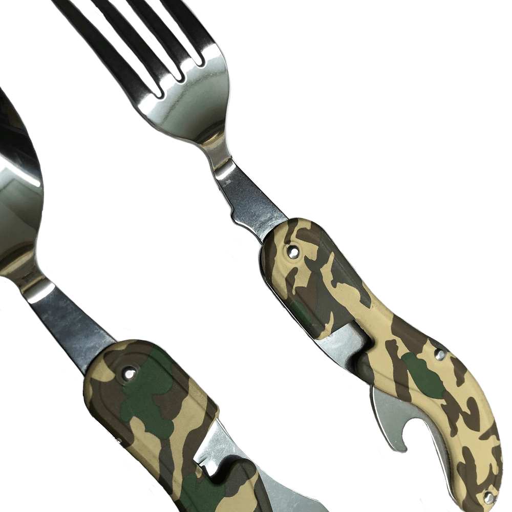 Spoon fork and discount knife in one