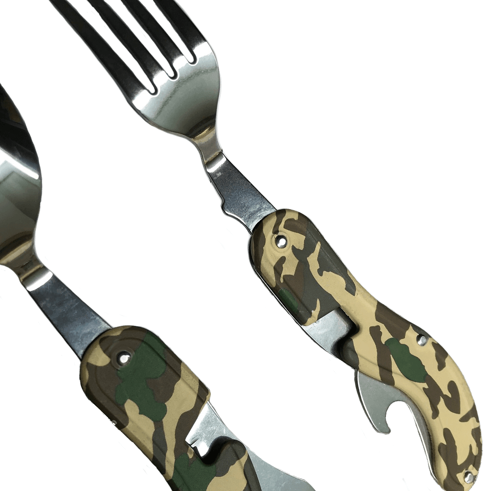 All In One - Camping Knife-Fork-Spoon - Jack Norton Fishing