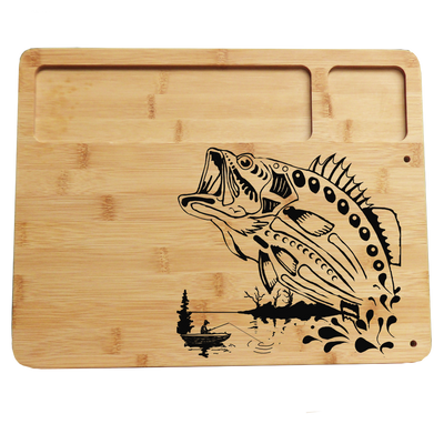 Large Jumping Fish Serving Board Set