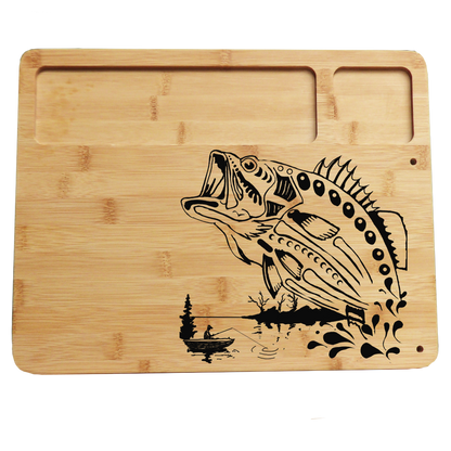 Large Jumping Fish Serving Board Set