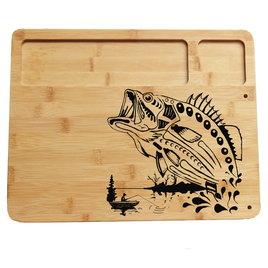 Large Jumping Fish Serving Board Set