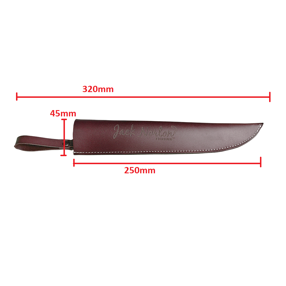 Leather Sheath - To Fit Professional Fish Filleting/Boning Knife - Jack Norton Fishing