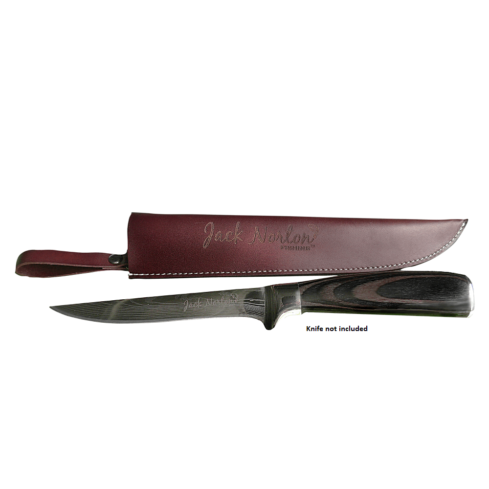 Leather Sheath - To Fit Professional Fish Filleting/Boning Knife - Jack Norton Fishing